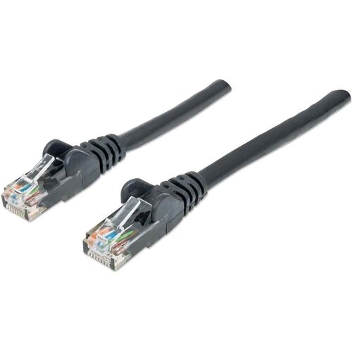 Intellinet Network Patch Cable, Cat6, 3m, Black, CCA, U /UTP, PVC, RJ45, Gold Plated Contacts, Snagless, Booted, Lifetime Warranty Slike