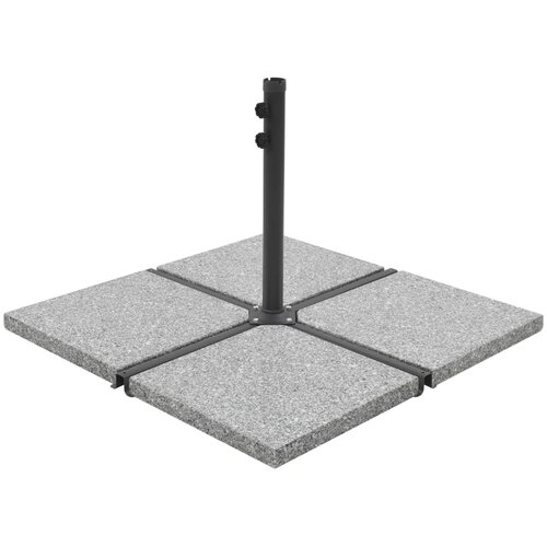  Utezi za suncobran 4 kom sivi granitni kvadratni 100 kg Cijene