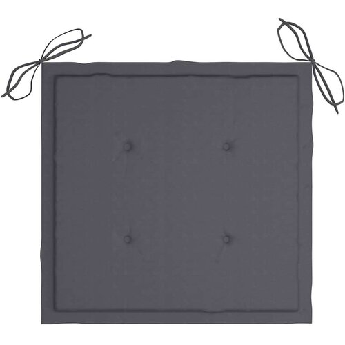  Vrtne stolice s antracit jastucima 6 kom od masivne tikovine Slike