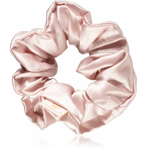Crystallove Silk Scrunchie svilena elastika za lase Rose 1 kos