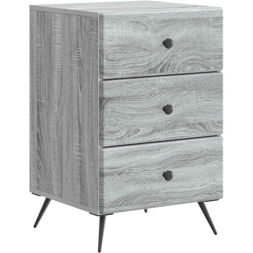  Noćni ormar Siva sonoma 43 x 41 x 66,5 cm Konstruirano drvo Slike