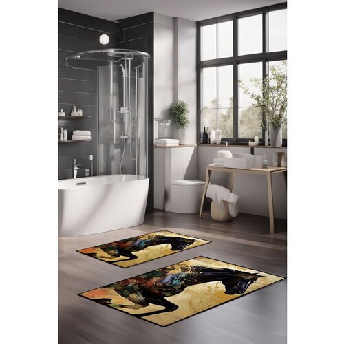  CT-5421 multicolor bathmat set (2 pieces) Cene