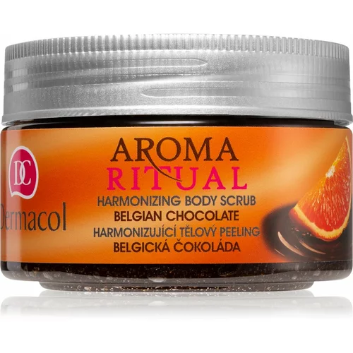 Dermacol Aroma Ritual Belgian Chocolate pomirjajoč piling za telo 200 ml