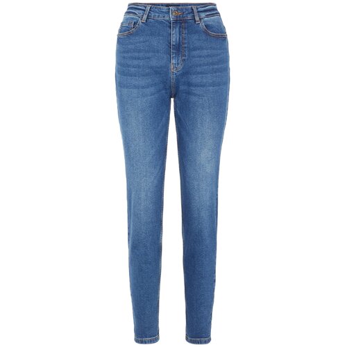 Pieces Tall Kavbojke &amp;#039;Kesia&amp;#039; moder denim Slike