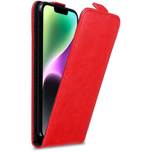Cadorabo Ohišje, združljiv z Apple v Apple Red - Zaščitni pokrov v zasnovi Flip z magnetnim zapiranjem, (20603358) Cene