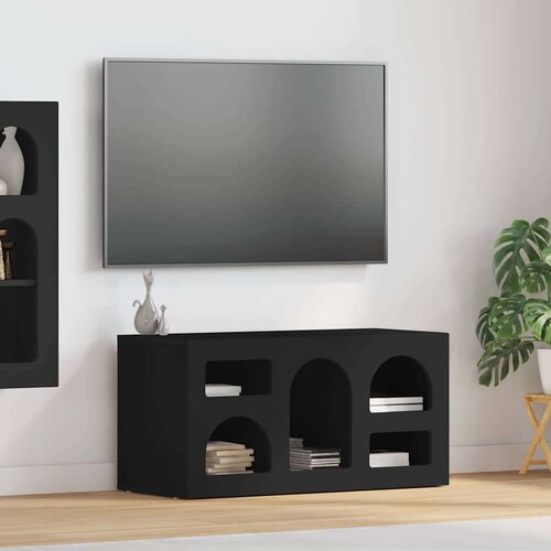 TV omarica Črna 80 x 35 x 40 cm Konstruiran les, (5000112995) Cene