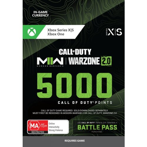  5,000 Modern Warfare II or Call of Duty: Warzone 2.0 Points XBOX LIVE Key GLOBAL Cene