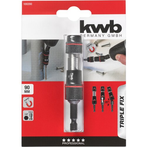 KWB Ugaoni držač bitova Triple-Fix 1/4&amp;quot; Slike