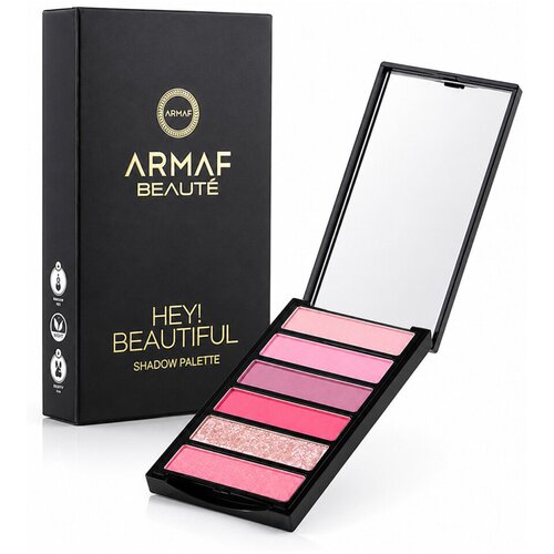 Armaf Senčila in podlage Hey Beautiful Lidschattenpalette - 01 Pretty Pink Rožnata Cene