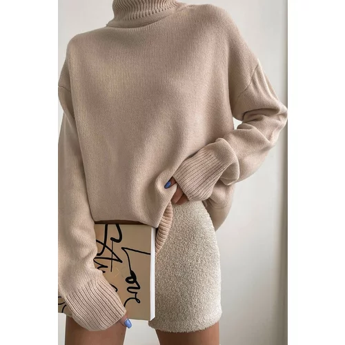 Madmext Sweater - Beige - Regular fit