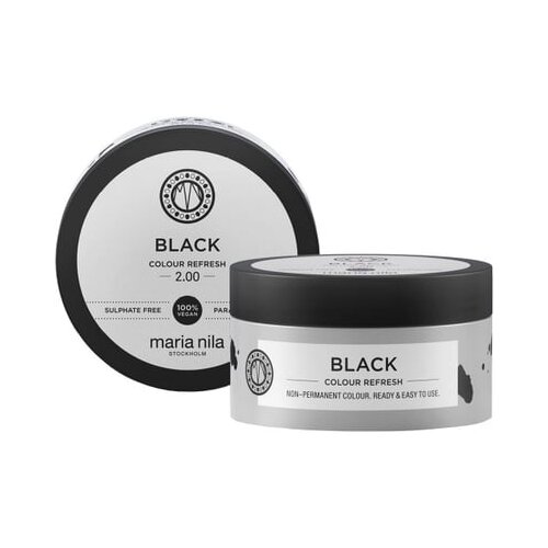 Maria Nila colour refresh hranjiva maska za obojenu kosu 100 ml nijansa 2,00 black Slike