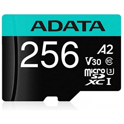 Adata uhs-i U3 microsdhc 256GB V30S class 10 + adapter AUSDX256GUI3V30SA2-RA1 memorijska kartica Cene