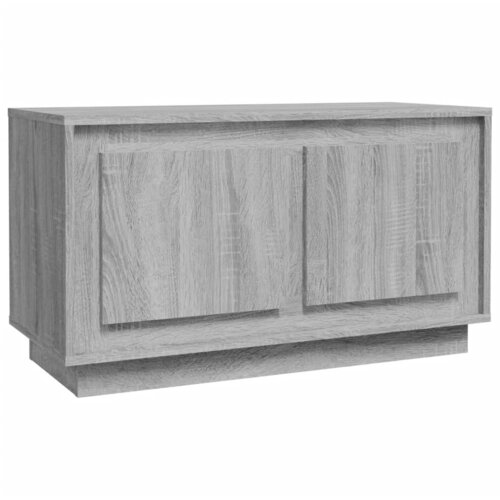 VidaXL TV omarica siva sonoma 80x35x45 cm inženirski les, (20734058) Slike