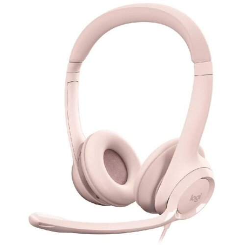 Logitech Slušalice H390 Stereo Headset Pink Cene