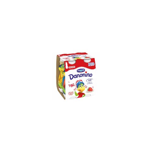Danone danonino voćni jogurt jagoda 4x100g pet Slike