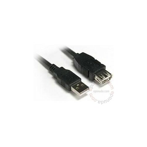 Fast Asia kabl USB A - USB A M/F (produžni) 5m White kabal Slike
