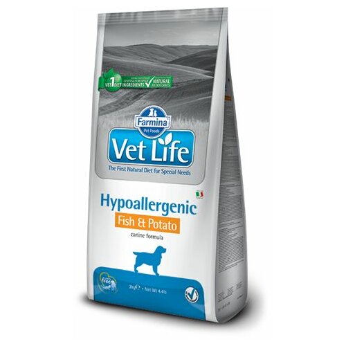Farmina vet life veterinarska dijeta za pse (riba i krompir) hypoallergenic fish & potato 2kg Slike