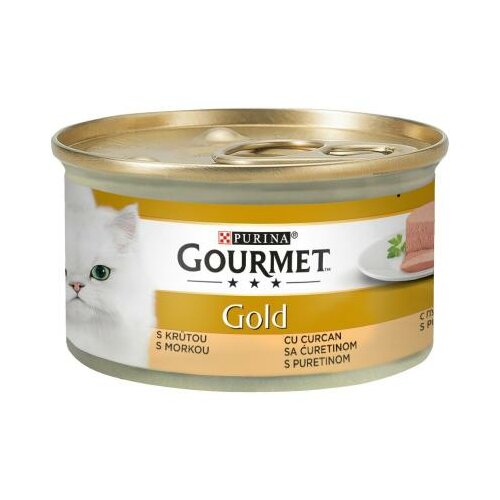 Purina Gourmet cat gold curetina pašteta 85g hrana za mačke Slike
