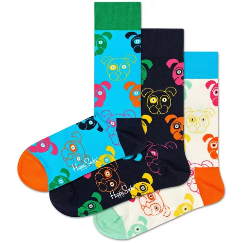 Happy Socks Čarape 'Bavaria Edition' akvamarin / koraljna / crna / bijela