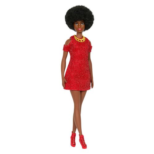 Mattel Igračka BARBIE sa afro frizurom u crvenoj haljini Cijene