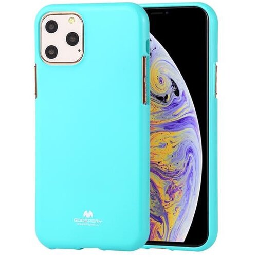 Goospery jelly tanek silikonski ovitek (0,3) za iphone 11 pro max - mint Cene