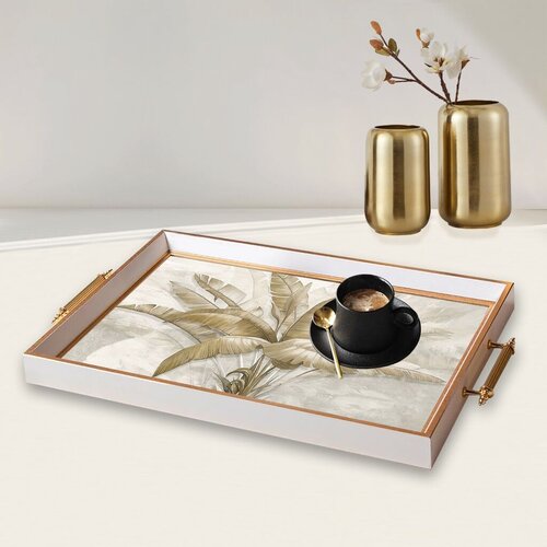 Aberto Design poslužavnik TPB9807 50 x 29 x 3,5 cm, &amp;scaron;areni Slike