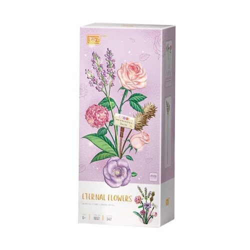 LOZ Lavender and Pink Rose Slike