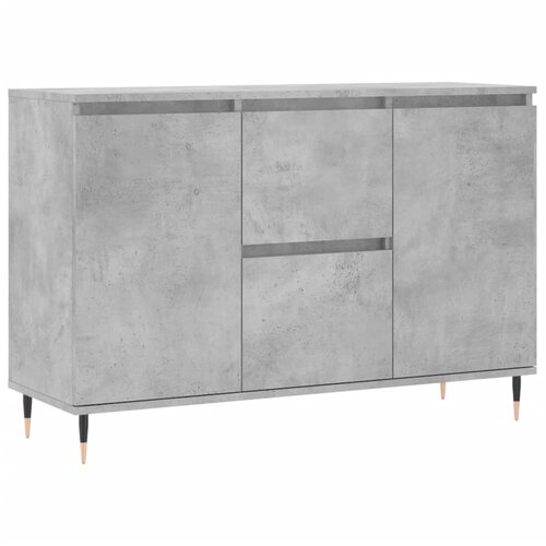 Maison Chic Komoda - Predalnik betonsko siva 104x35x70 cm inženirski les, (21718134) Slike