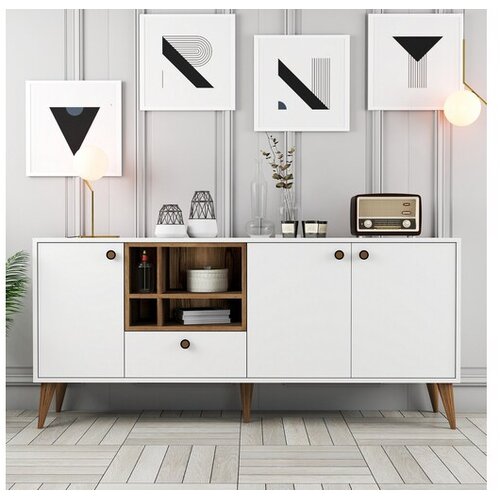 Hanah home Komoda Napoli 180x81x35cm , Bijela Cene