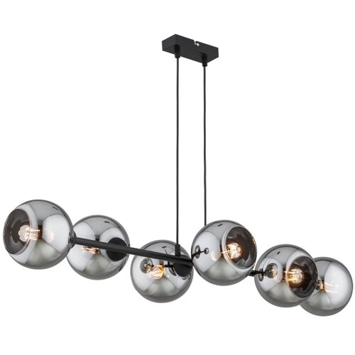  Brilagi - Visilica na sajli 6xE27/60W/230V crna/dimno siva Slike