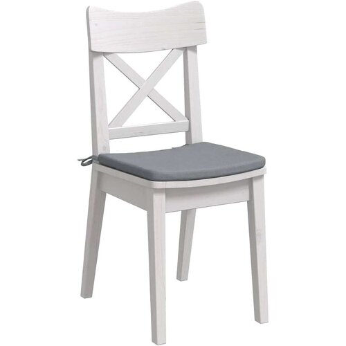 VidaXL Jastučići za sjedenje 4 pcs Svijetlo siva 40 x 40 x 3 cm Slike