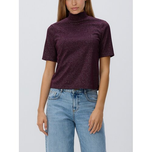 Reserved Bluza s metalnim koncem - tamnoljubičasto Cene