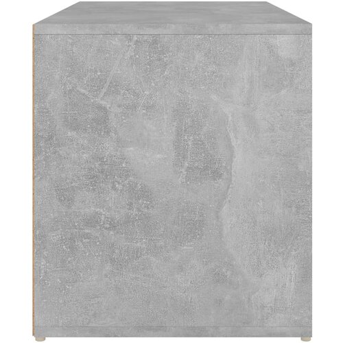  Klupa za hodnik 80 x 40 x 45 cm boja betona konstruirano drvo Slike