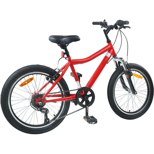  Dječji Bicikl 24 Inča 6-Speed za djecu od 8 do 12 godina Crvena - Crvena 24 inča Slike