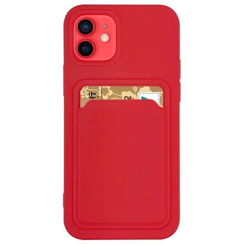 HURTEL Futrola Card Case za Samsung Galaxy S21 Plus 5G - Crvena Cene