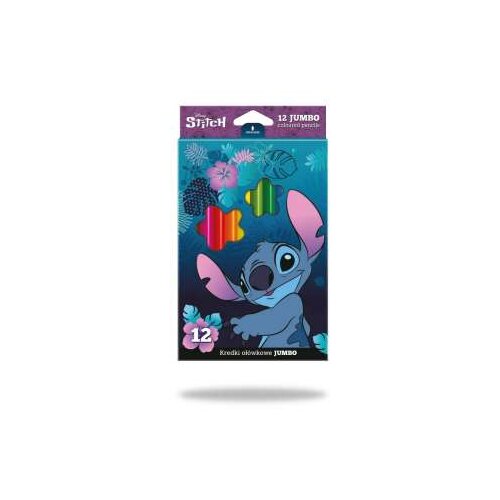 STITCH DRVENE BOJICE JUMBO 12 KOM Slike