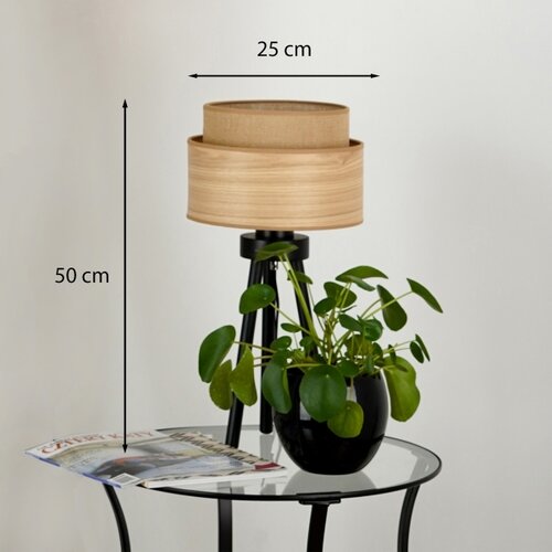  Brilagi - Stona lampa MONTANA BOHO 1xE27/15W/230V braon/crna Slike