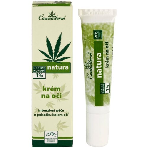 Cannaderm Natura Eye Cream ekstra hranjiva krema za područje oko očiju s uljem kanabisa 15 ml Cijene