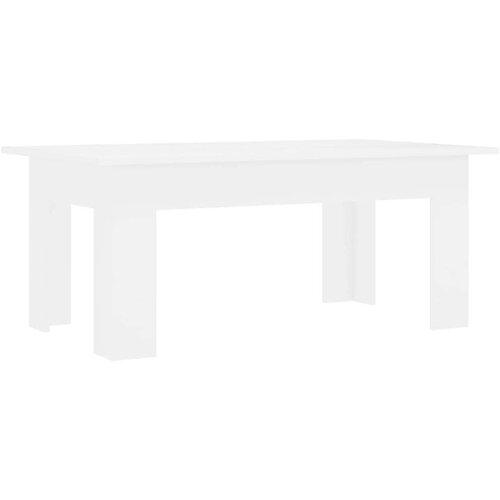 vidaXL Klubska mizica bela 100x60x42 cm iverna plošča, (20625333) Cene