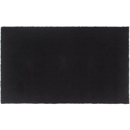 VidaXL Otirač crni 90 x 150 cm čupavi od kokosovih vlakana Slike