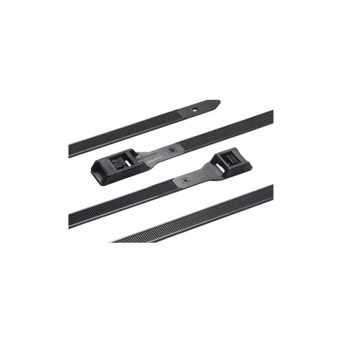 Hellermann Tyton Vezice za kabele 350 mm crne boje izdržljive, UV-stabilno, temperaturno stabilan, za višekratnu upotrebu 112-350 Cijene