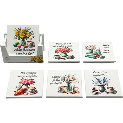  Set Inspirativnih Podmetača s Rukom Pisanim Citatima &Scaron;16369 Cijene