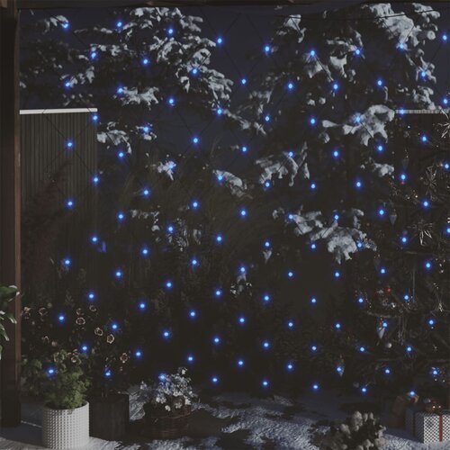 vidaXL Novoletna svetlobna mreža modra 4x4 m 544 LED lučk Cene