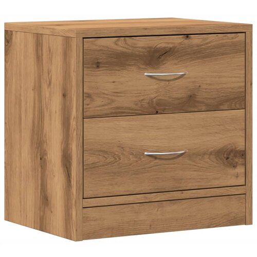 Maison Chic Nočna omarica - Nočna miza artisian hrast 40x30x40 cm inženirski les, (21687856) Slike