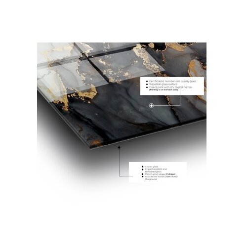 Wallxpert Slika od kaljenog stakla 50x70cm Slike