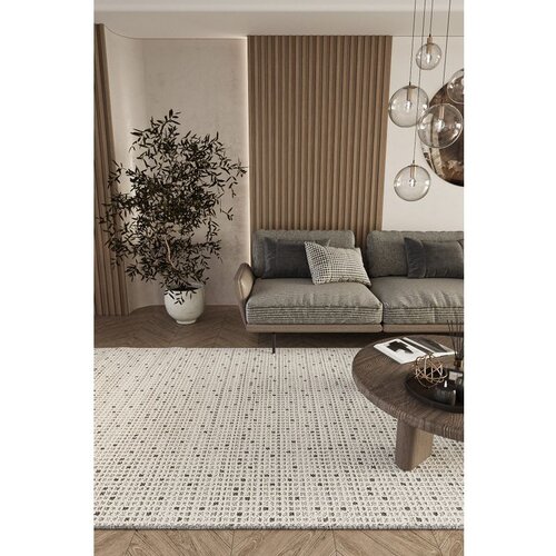 Conceptum Hypnose tepih elit 13 - cream, grey creamgrey carpet (160 x 200) Slike