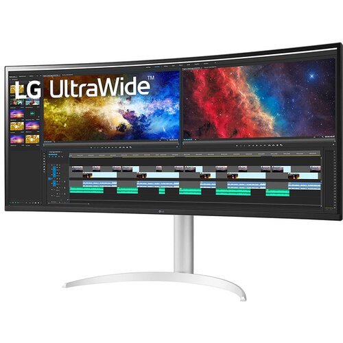 LG zakrivljen monitor 38WP85C-W ips ultrawide qhd usb type-c curved Slike