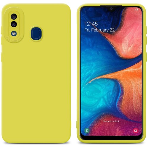  Ohišje, združljiv s Samsungom v tekoči rumeni barvi - zaščitni pokrov iz fleksibilnega silikona TPU, (20603278) Cene