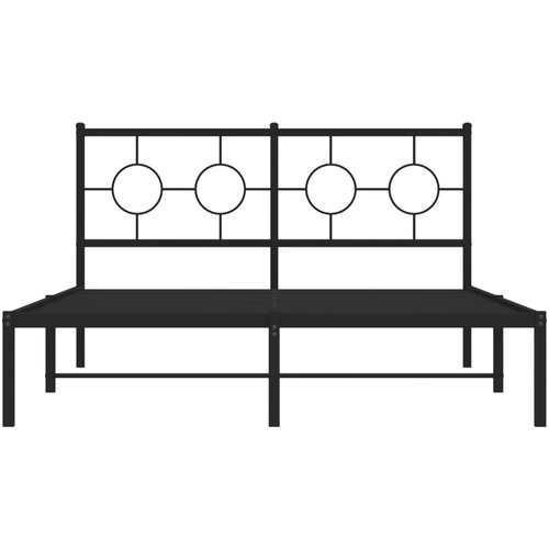  okvir za krevet s uzglavljem crni 140x190 cm Slike