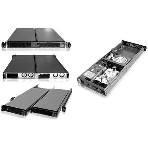  rack-mount 1U/19" kućište, dual mini-itx 17x17cm mb format, 2 x usb 2.0, 8 ventilatora 40mm, 4 x interna mesta za 3.5" disk ili 8 x 2.5" disk, prihvata 1U napajanja do 250W, dubina 550mm (NI-M550) Cene